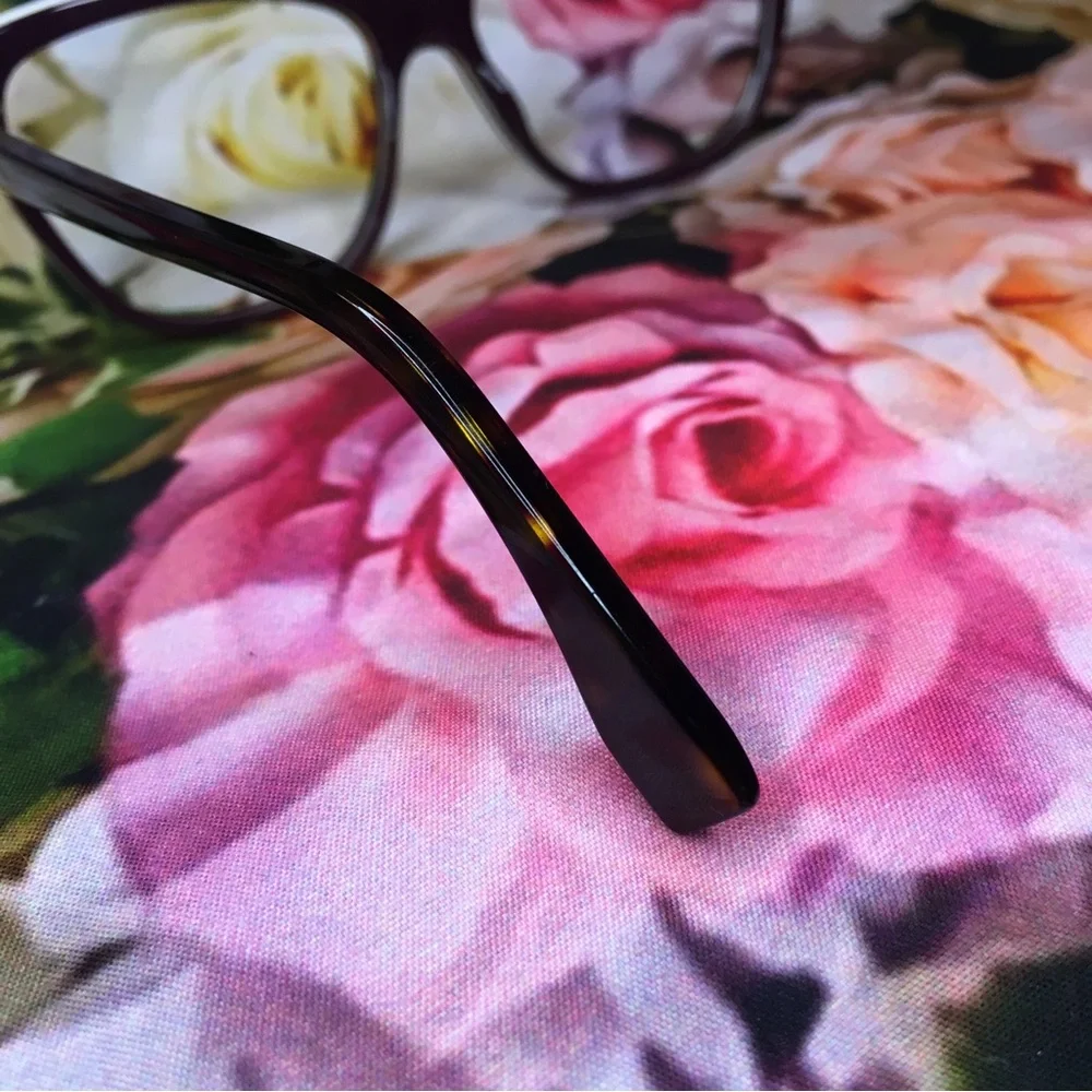 Fendi Dark Havana Black & White acetate large frames glasses FF 0251 086 140 new